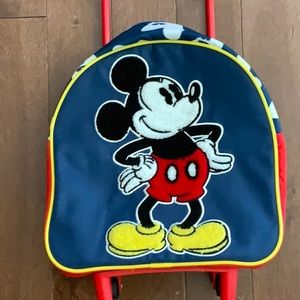 NWOT rolling Mickey Mouse suitcase
